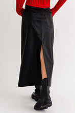 Load image into Gallery viewer, Faux Leather Maxi Skirt