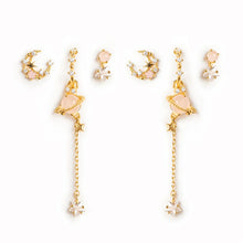 Load image into Gallery viewer, Pink Jupiter Earring Set