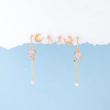 Load image into Gallery viewer, Pink Jupiter Earring Set